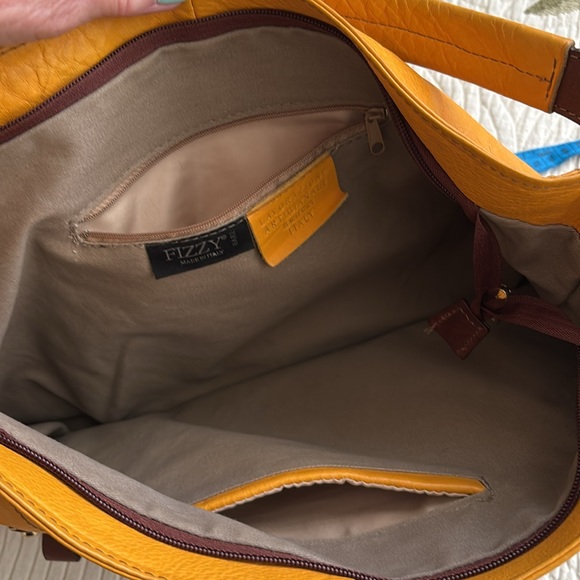 Made in Italy large leather handbag - Picture 9 of 10